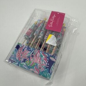 LILLY PULITZER Mini Drink‎ Umbrellas Summertime Party Decor Beach Theme Bougie